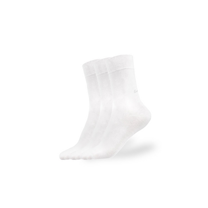 Barefoot Socks Crew Essentials White Pack 3