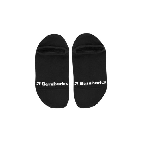 Barebarics Barefoot Socks No-Show Black Pack 3