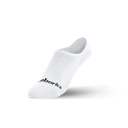 Barebarics Barefoot Socks No-Show White Pack 3