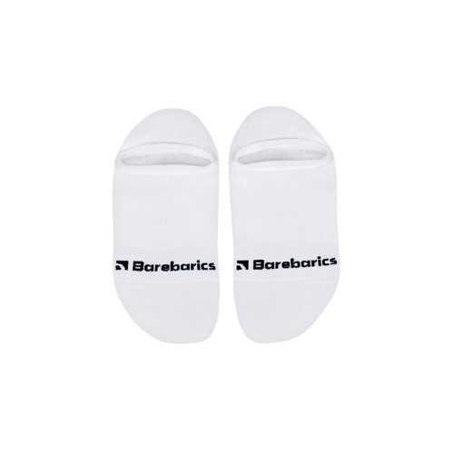 Barebarics Barefoot Socks No-Show White Pack 3